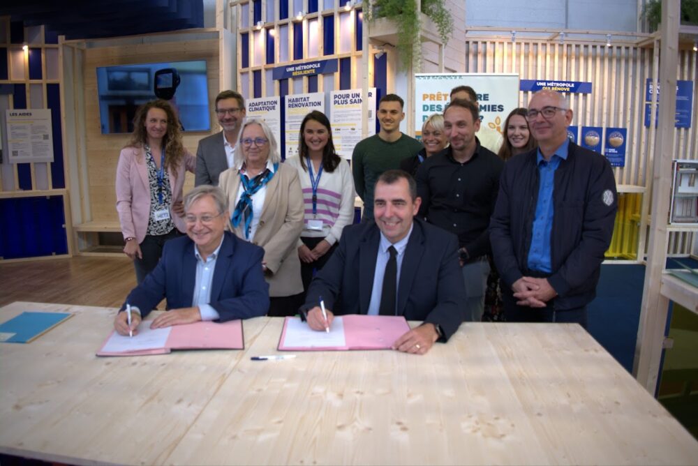 Signature de la convention pour la Prime Air Bois entre l'Eurométropole de Metz et l'ALEC du Pays Messin